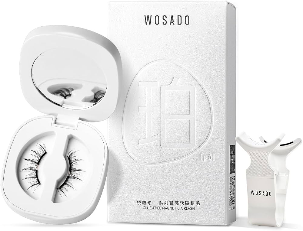 Magnetic Eyelashes Kit, No.14 FROST BLACK, Reusable Glue-free Natural Lashes, Cruelty-free False ... | Amazon (US)