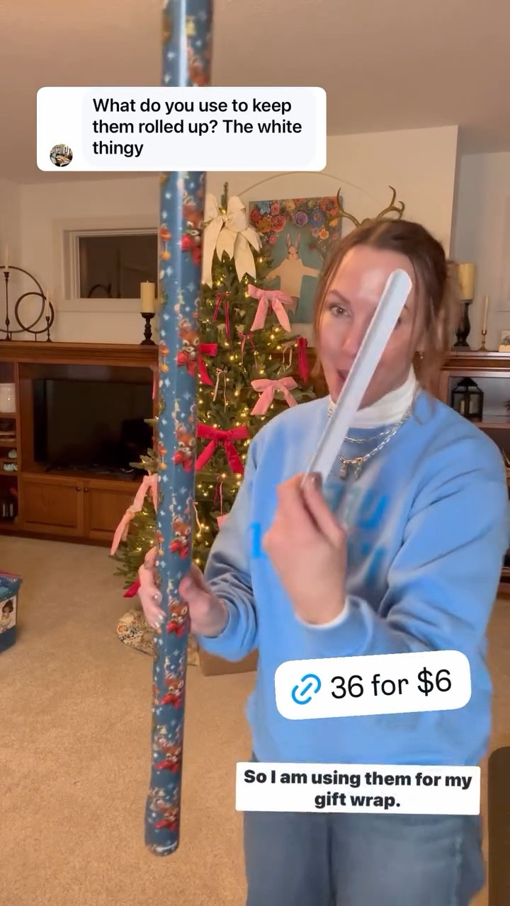 Snap bracelets to hold wrapping paper!

#LTKHome #LTKGiftGuide #LTKHoliday