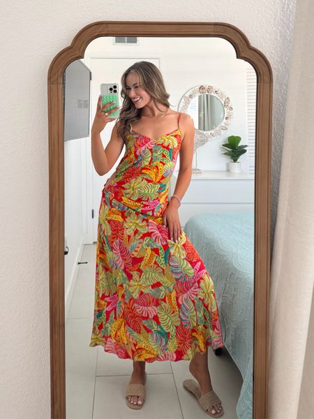 Farm Rio inspired tropical maxi from Red Dress Boutique! 