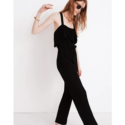 Apron Ruffle Jumpsuit | Madewell