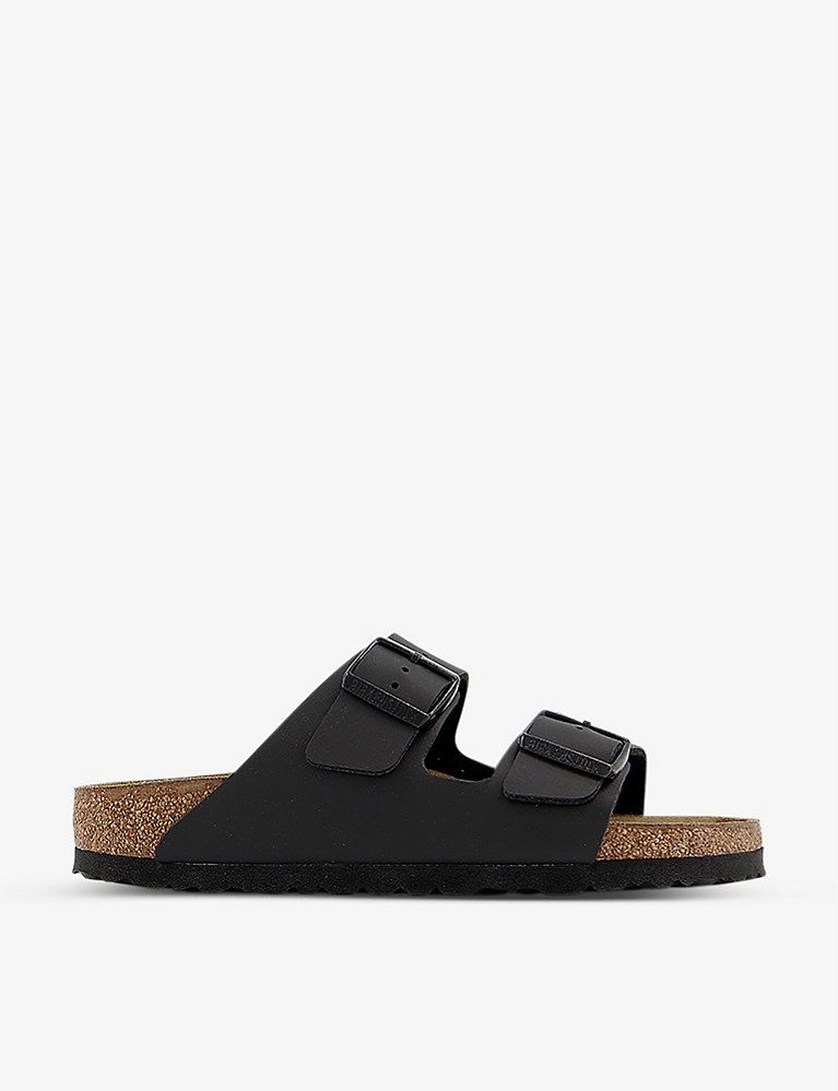 Arizona two-strap faux-leather sandals | Selfridges