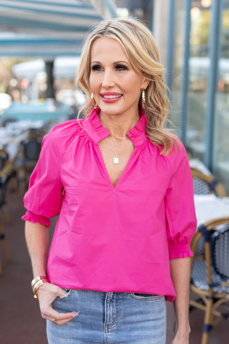 Merrick Top- Pink | Avara