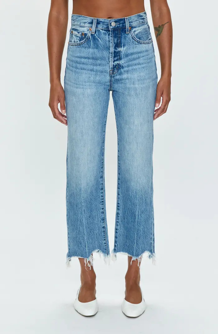 Pistola Cassie High Waist Crop Jeans | Nordstrom | Nordstrom