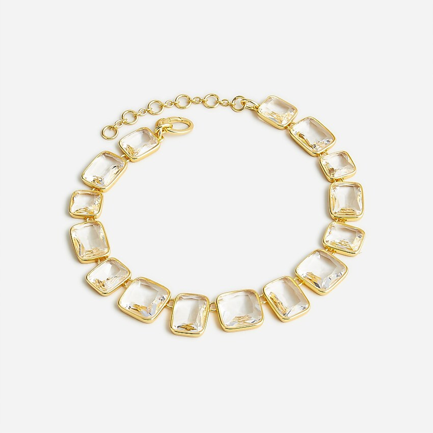 Faceted crystal necklace | J. Crew US