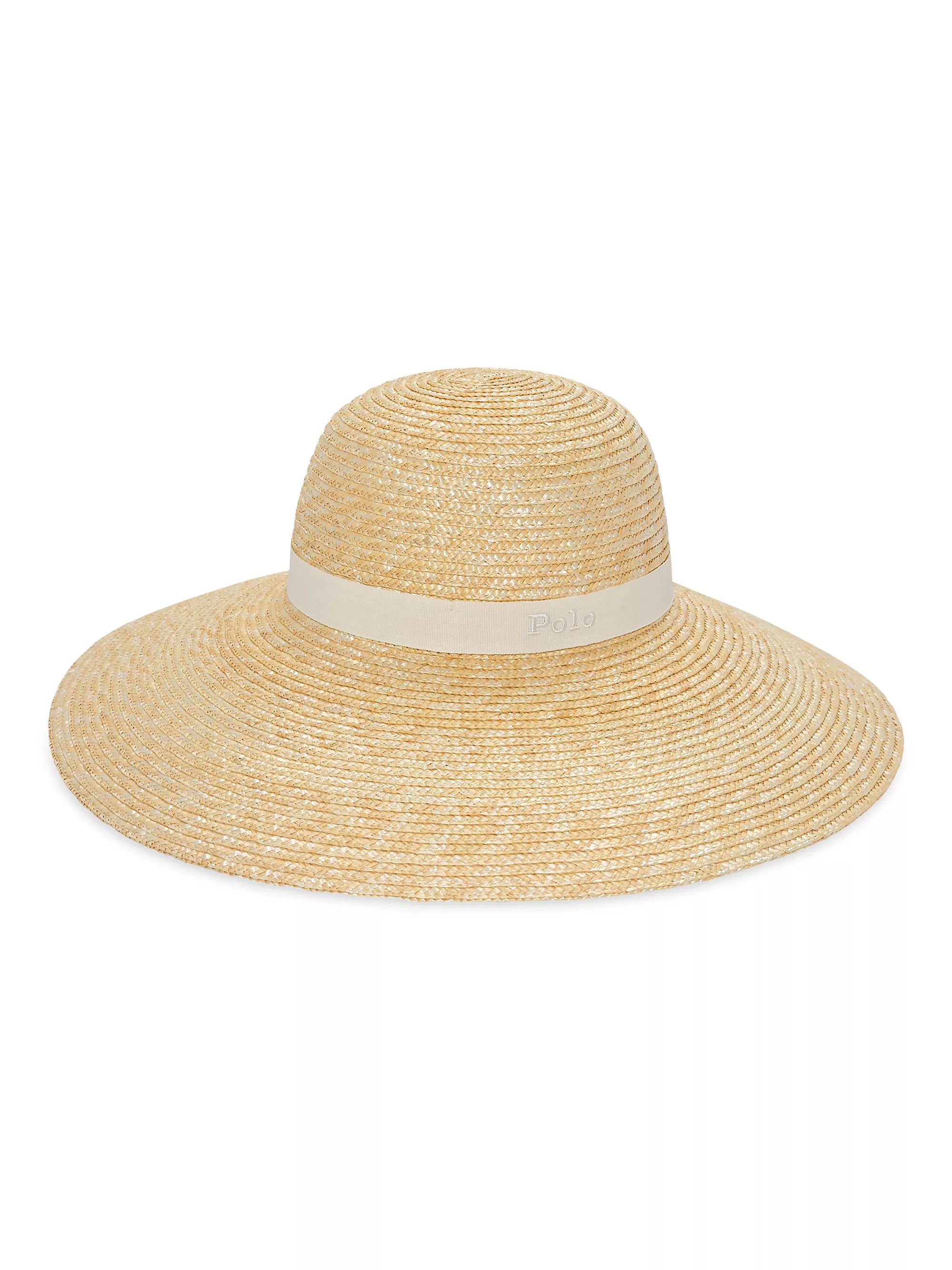 Logo-Embroidered Straw Sun Hat | Saks Fifth Avenue
