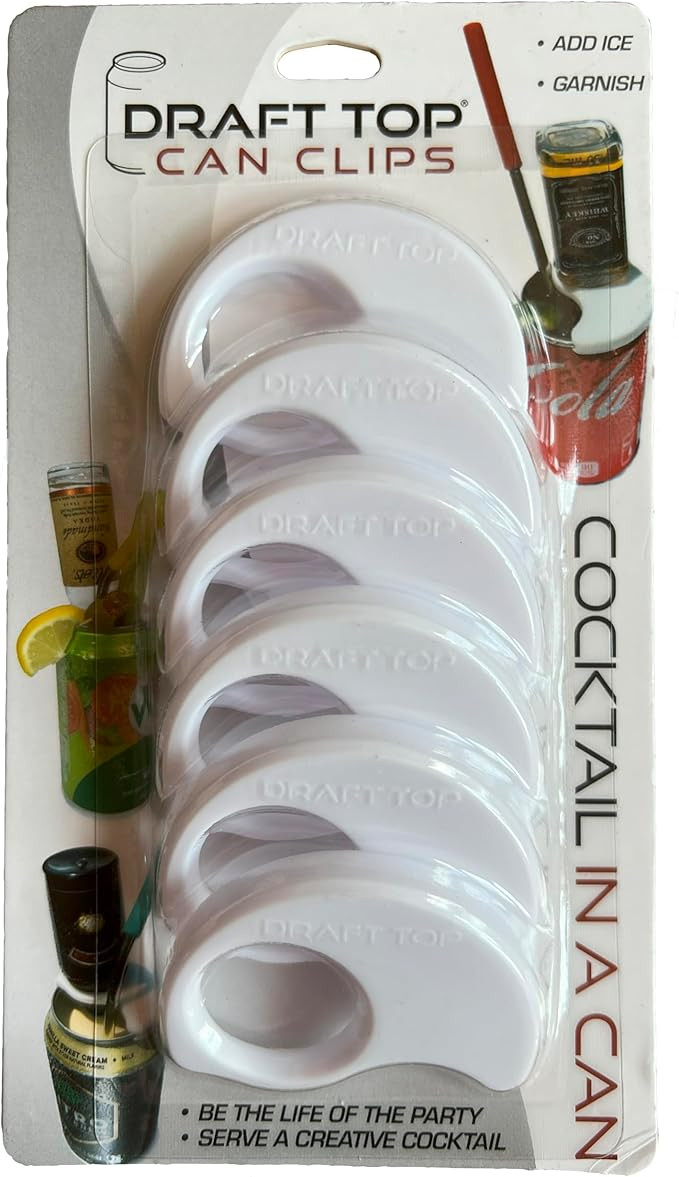 Topless Can Clips - Portable Mini Liquor Bottle Holders - Perfect for Tailgating Gear & at-Home B... | Amazon (US)