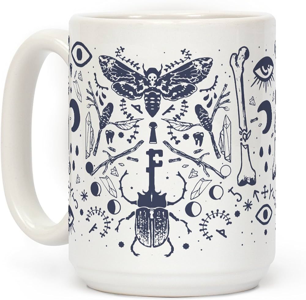 LookHUMAN Occult Musings White 15 Ounce Ceramic Coffee Mug | Amazon (US)