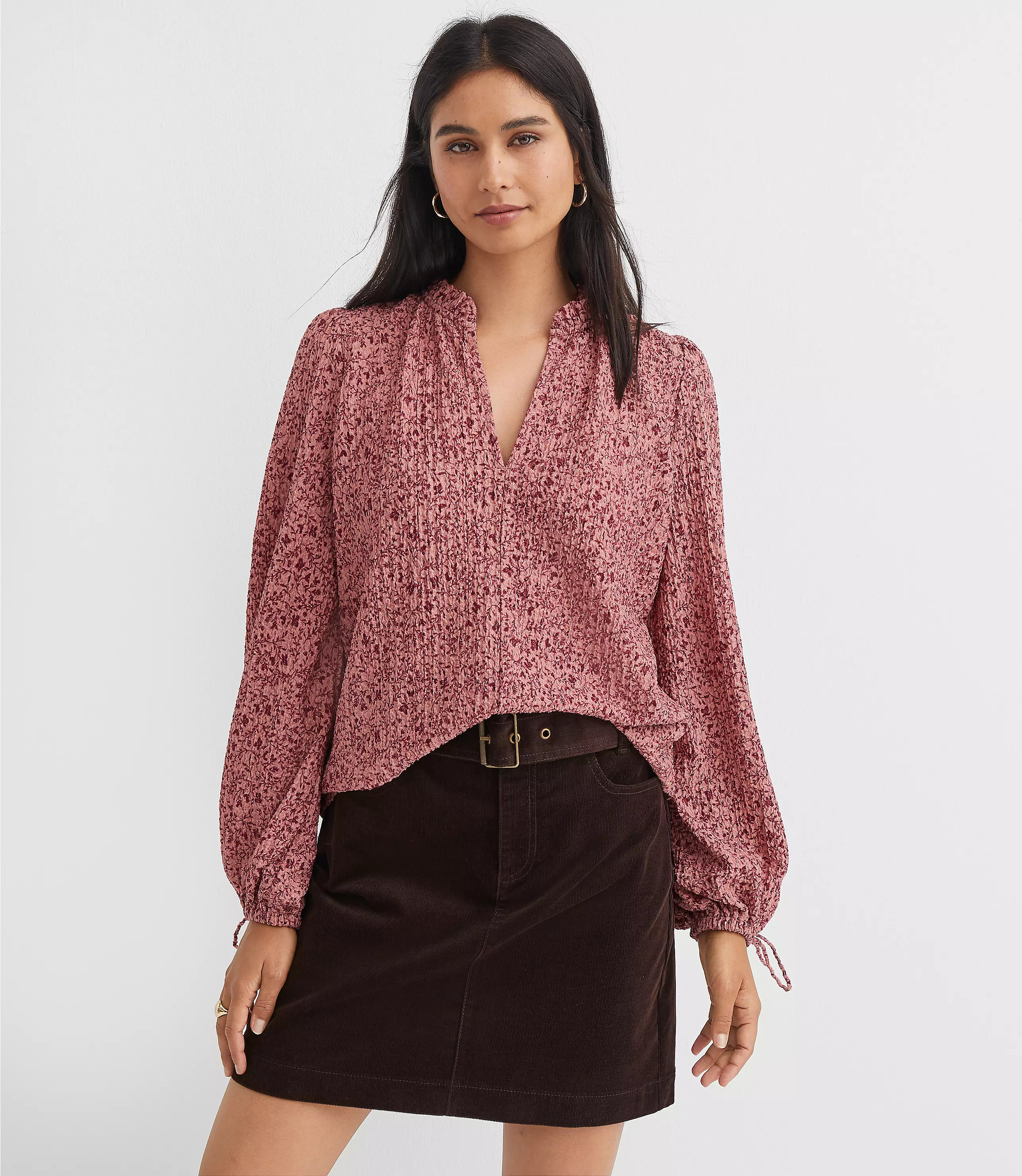 Floral Tie Top | LOFT