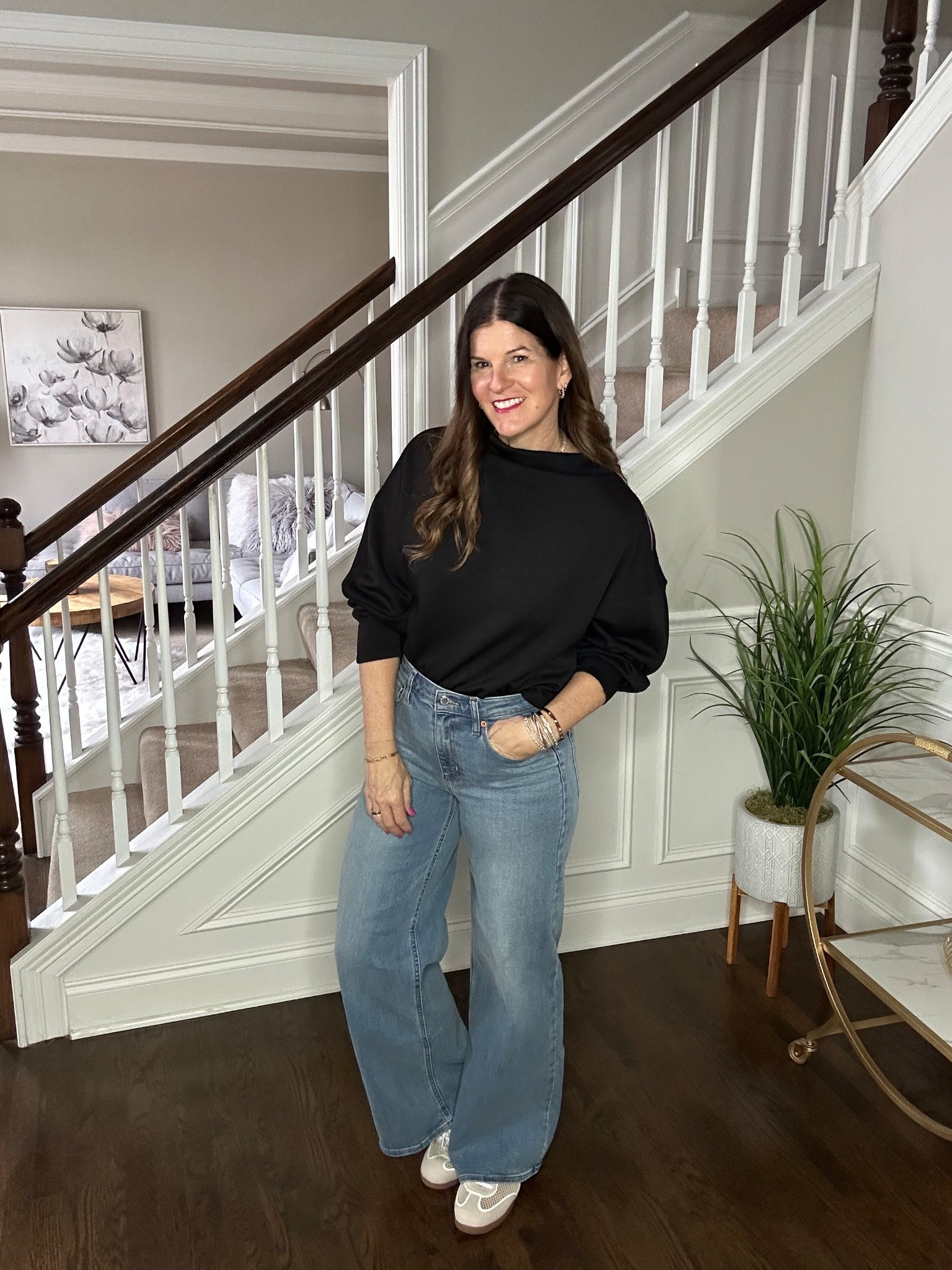 The cowl neck and zip feature at the neck are so unique. Love this material. I’m in a M  

#LTKootd #LTKOver40 #LTKSeasonal