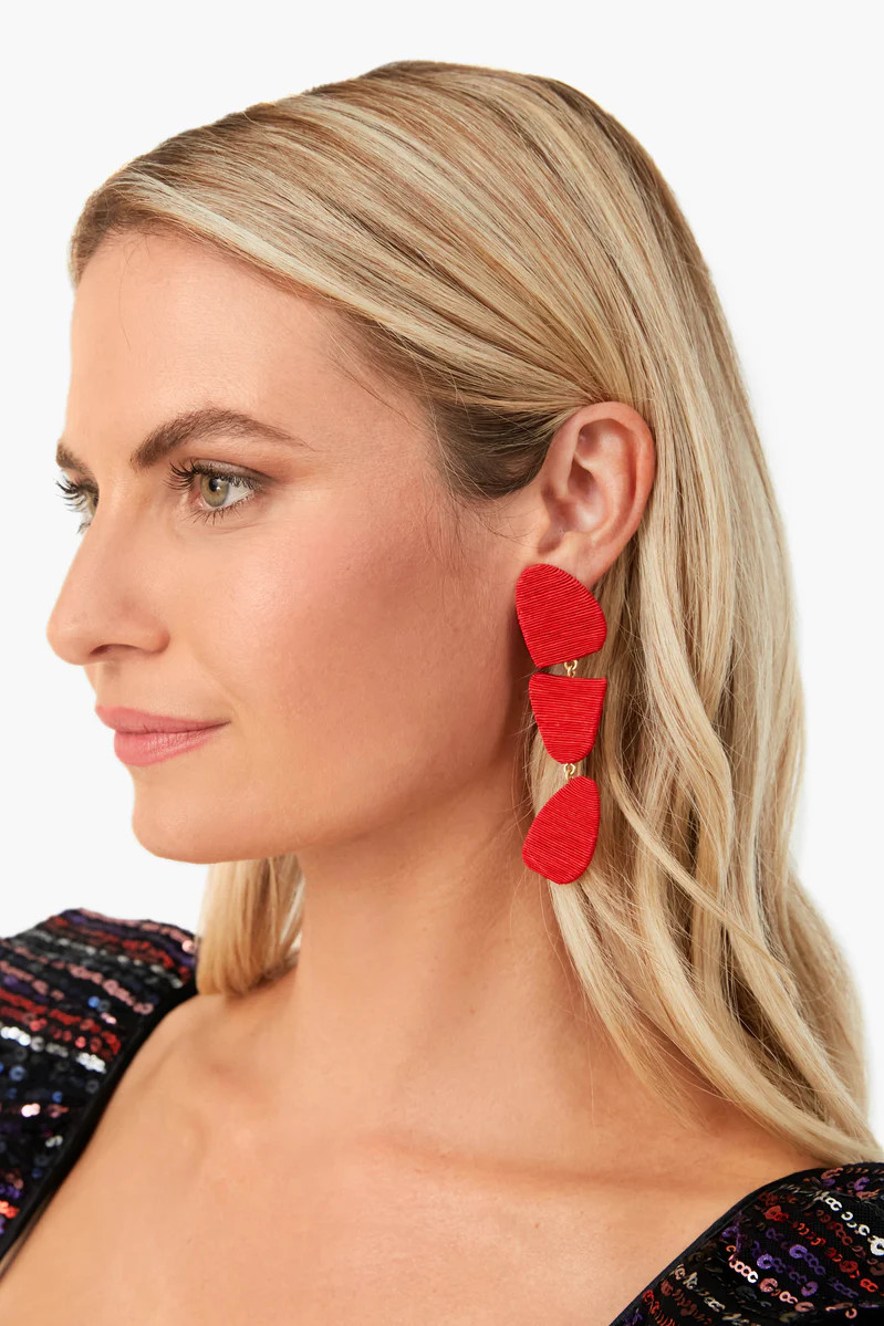 Fiery Red Callan Earrings | Tuckernuck (US)