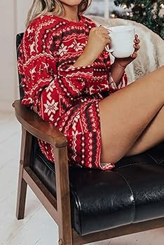 Artfish Women Fleece Pajama Set Christmas Snowflake Soft Lounge Sleepwear Pjs | Amazon (US)