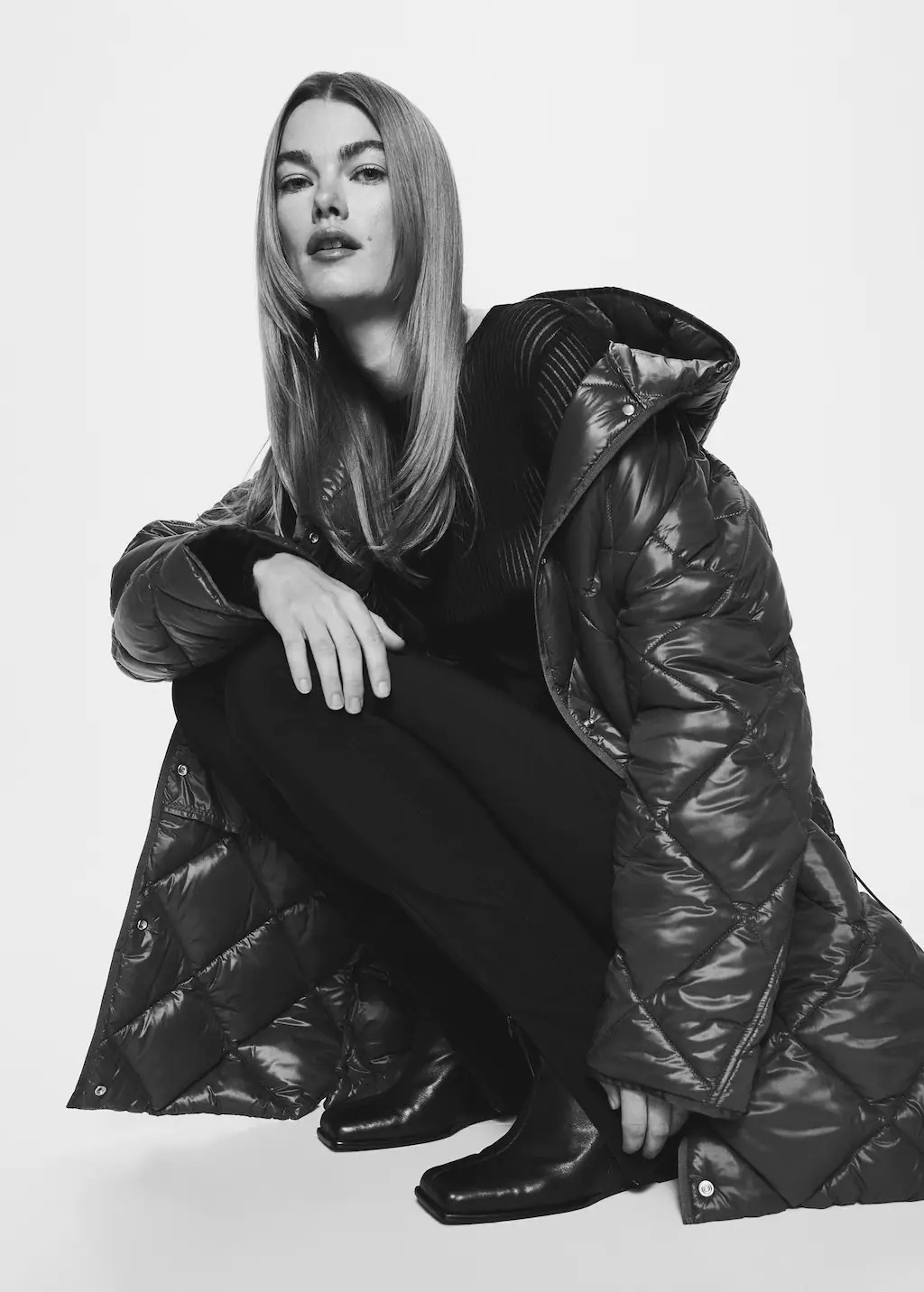 Hood quilted coat -  Women | Mango USA | MANGO (US)