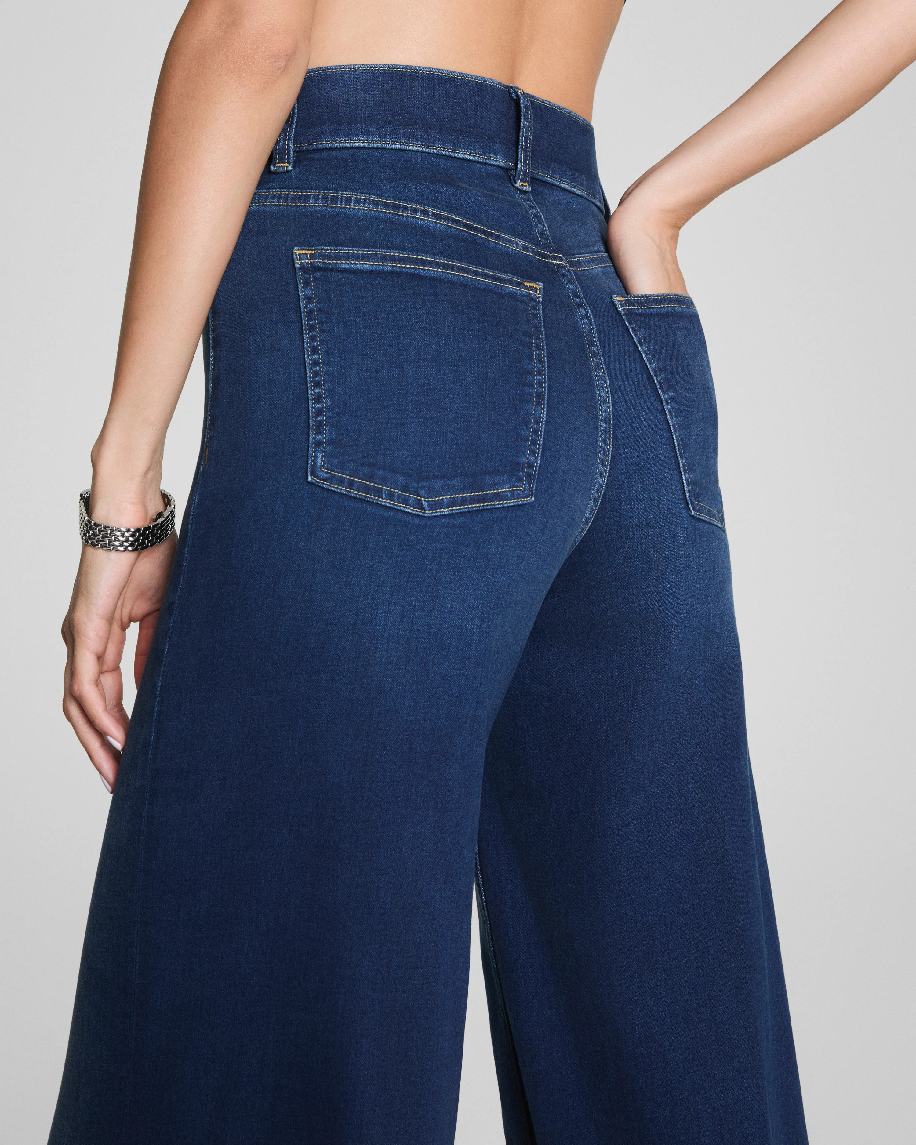 Pull-On Wide Leg Jeans | Spanx