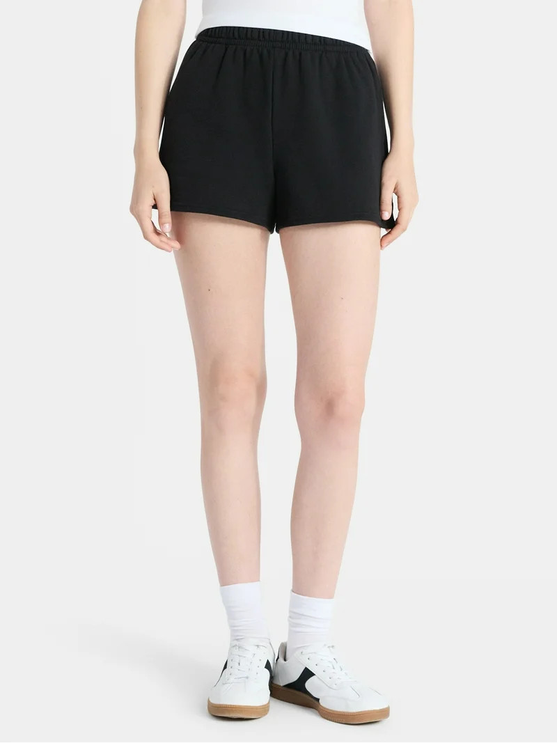 No Boundaries Fleece Shorts, 3'' Inseam, Women’s XXS-4X | Walmart (US)