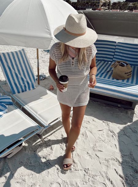 One of my favorite cover ups! So easy to throw on and the elastic waist is so flattering. And it’s on sale for $32. My hat is on major sale!✨

Vacation outfit. Resort wear. Swim. Coverup. Beach.

#LTKStyleTip #LTKSaleAlert #LTKSwim