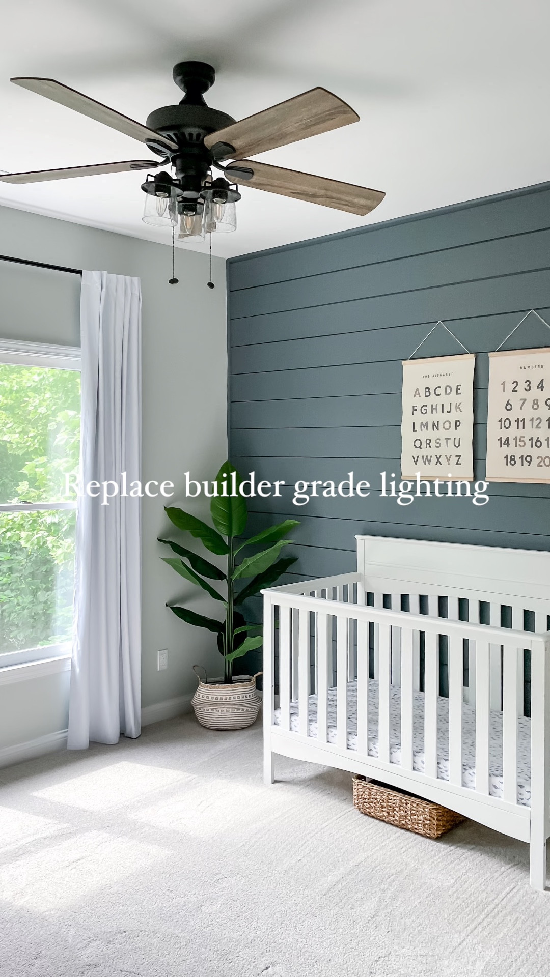 Lighting & curtains linked here 🏡✨

Two pages curtains (beige, pinch pleat, memory trained, blackout) are in Natalie’s nursery with the pink wallpaper.

Amazon basics blackout curtains are in Ben’s room with the navy shiplap wall.

Target light filtering curtains are in our living spaces! 

#LTKHome #LTKWatchNow