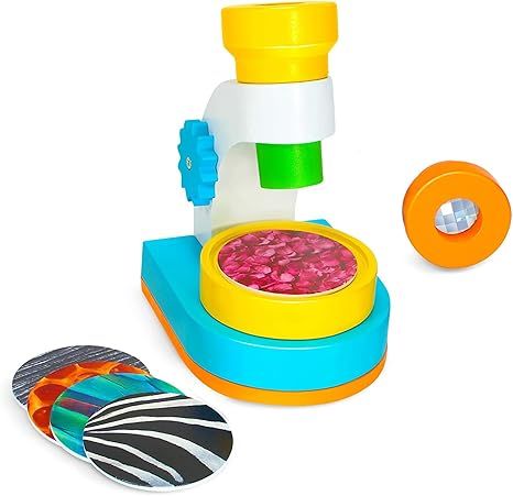 Kidzlane Microscope Kit for Kids | Children’s Wooden Science Kit Microscope with 2 Viewing Lens... | Amazon (US)