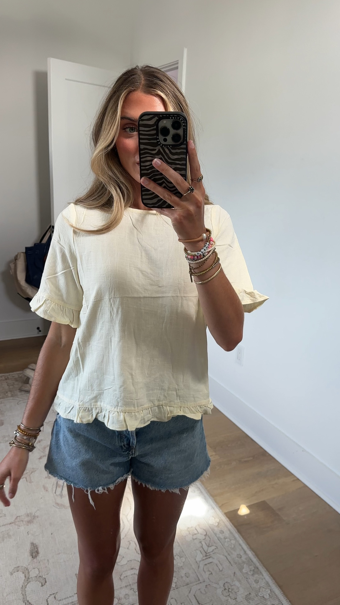 Amazon size XS Dqbeng Women Linen Ruffle Hem Blouse Short Sleeve Crewneck Casual T Shirts Summer Beach Vacation Linen Tops

#LTKootd #LTKWorkwear #LTKSaleAlert