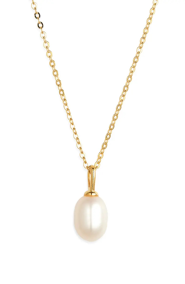 Nordstrom Demi Fine Dainty Freshwater Pearl Pendant Necklace | Nordstrom | Nordstrom