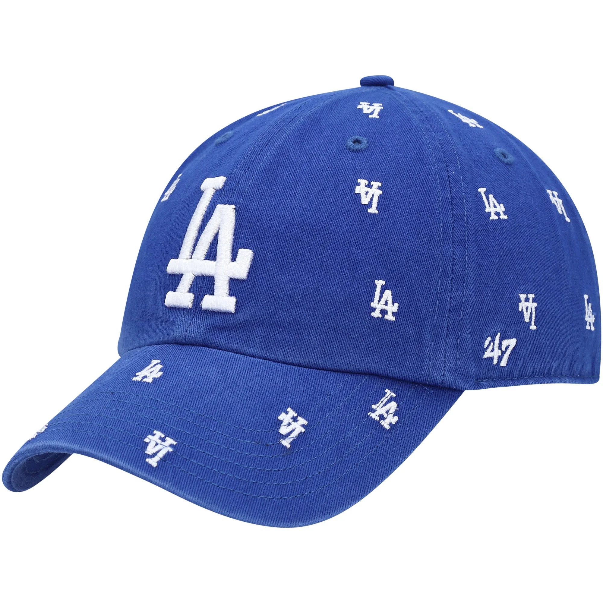 Women's '47 Royal Los Angeles Dodgers Confetti Clean Up Adjustable Hat | Walmart (US)