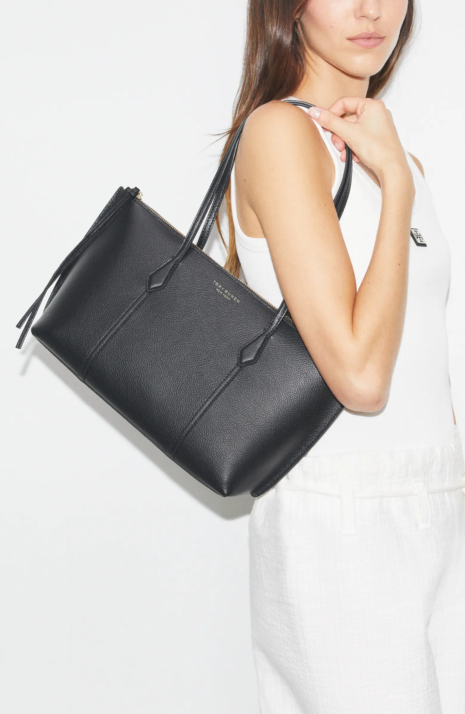 Small Perry Leather Zip Tote | Nordstrom