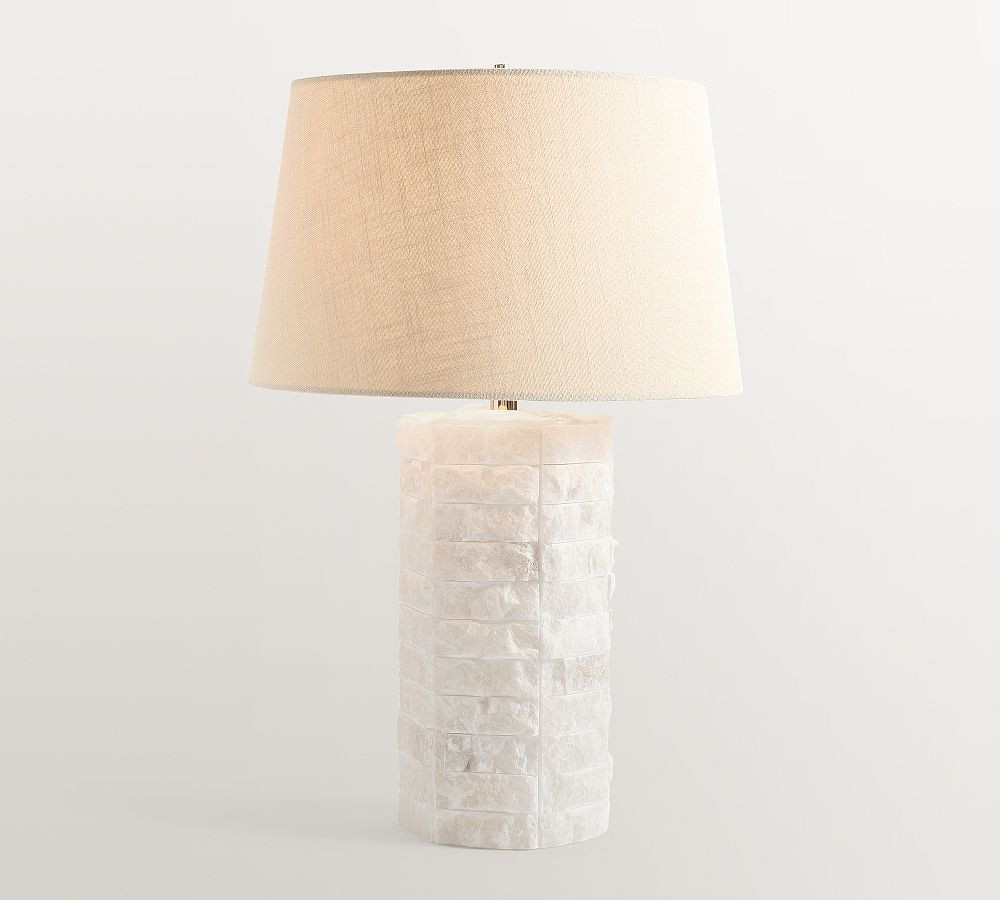Barrett Chiseled Alabaster Table Lamp (25") | Pottery Barn (US)