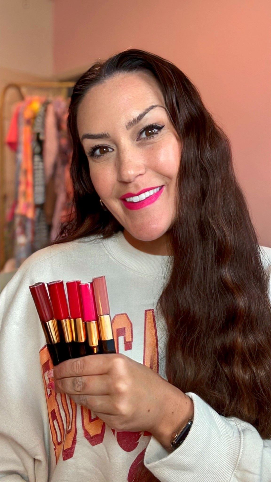 the perfect shade of pink 💋💄 the shade I’m wearing is “Shocking Pink” which sadly just got discontinued but you can still score below 👇 

holding my fave shades:
• intense blueberry 
• daring red
• bright raspberry 
• shocking pink
• tender beige

incredibly long wear and doesn’t dry out your lips! can keep matte or add gloss that comes with the lipstick ✨

#LTKFindsUnder50 #LTKStyleTip #LTKBeauty