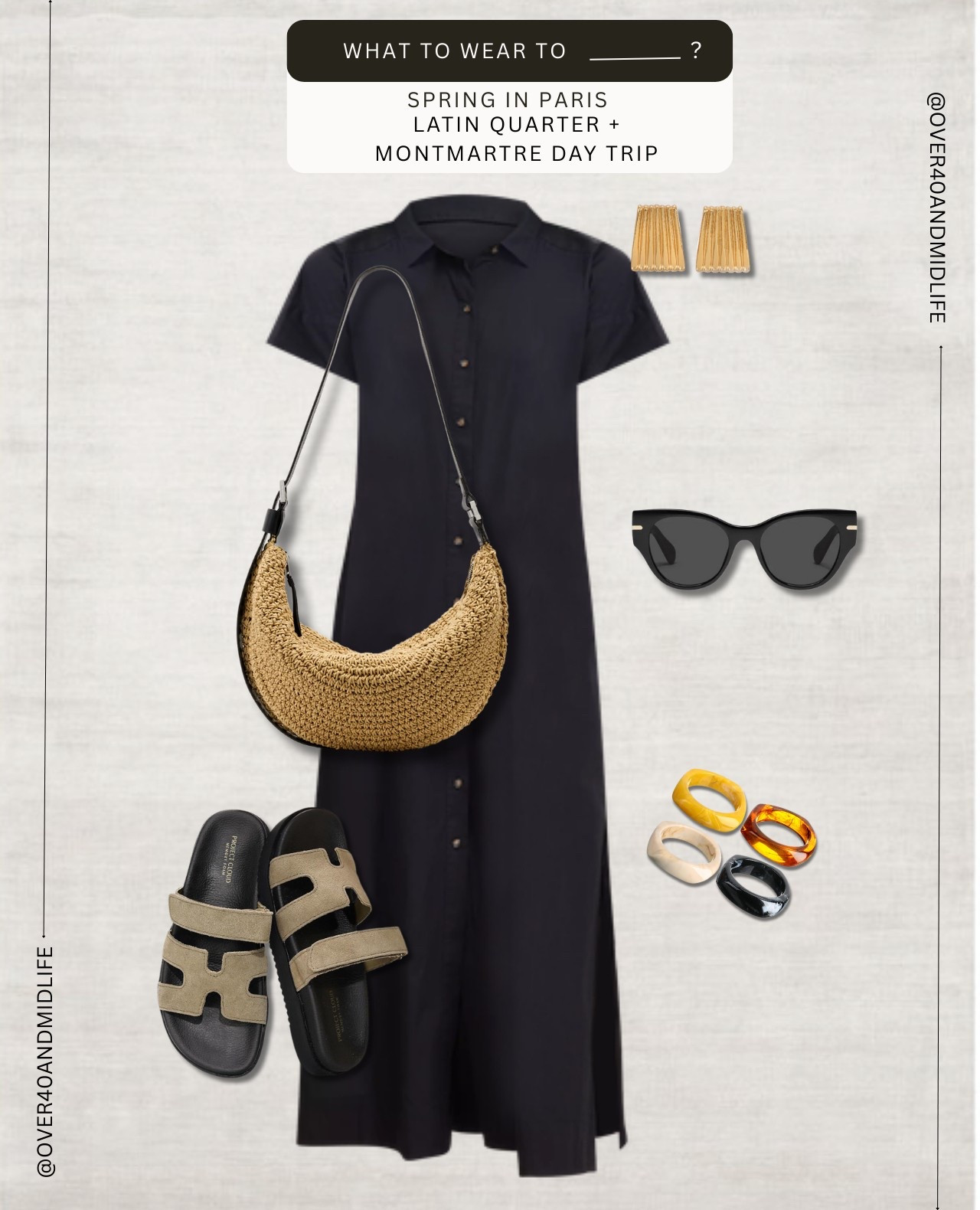  ✨Tap the bell and ❤️ for over 40 fashion, midlife style, midsize fashion and luxury looks for less. 

From London’s layered mornings, to Parisian museum strolls, to sunny beach dinners in Málaga, this capsule wardrobe has you covered. Think tailored comfort, breezy layers, and modern polish—with looks that work for sightseeing, shopping, and sipping wine outdoors.

☁️ London (60s°F): Cropped trench, wide-leg pants, soft knits, sneakers
🖤 Paris (60s–70s°F): Linen, blazers, flowing dresses, classic flats
☀️ Málaga (70s+°F): Breezy jumpsuits, cotton skirts, sandals & swimsuits

Save this for packing time—your suitcase (and your future self) will thank you. ✈️🧳
 👑"Helping you look good, feel good!" - Lindsey Denver



#MidlifeStyle #ChicTravelLooks #MinimalPacking #EuropeStyleGuide #MidlifeInStyle #EffortlessElegance

Follow my LTK @Over40andmidlife on the @shop.LTK app to view this post and get my exclusive app-only content!

#liketkit 
@shop.ltk
https://liketk.it/5dhmf