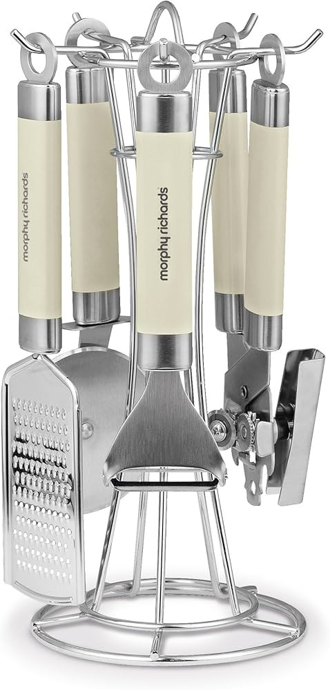 Morphy Richards 975085 Kitchen Utensils Set, Accents Range, Kitchen Gadget Set, Stainless Steel, ... | Amazon (UK)
