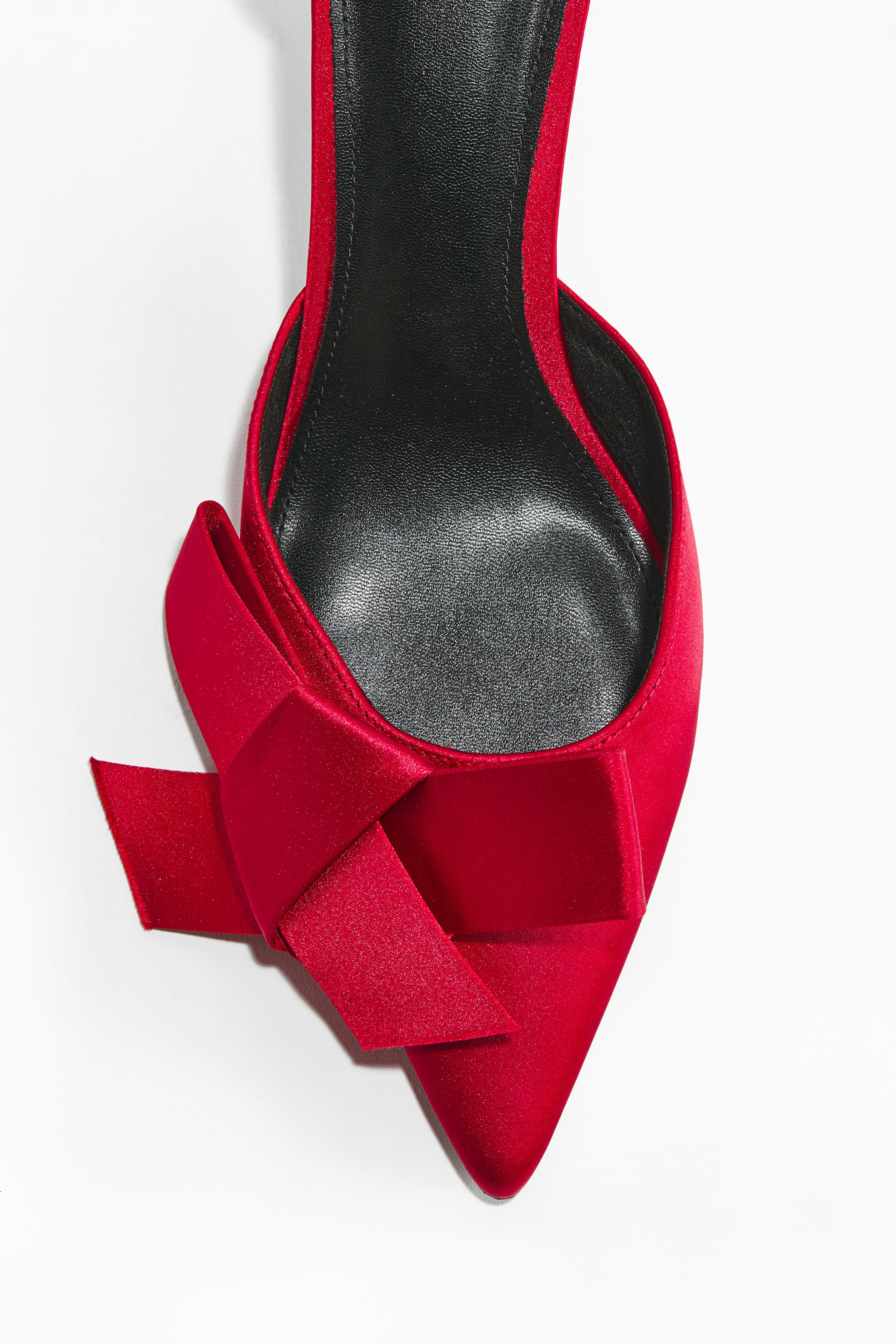 Bow-Detail Satin Pumps | H&M (US + CA)