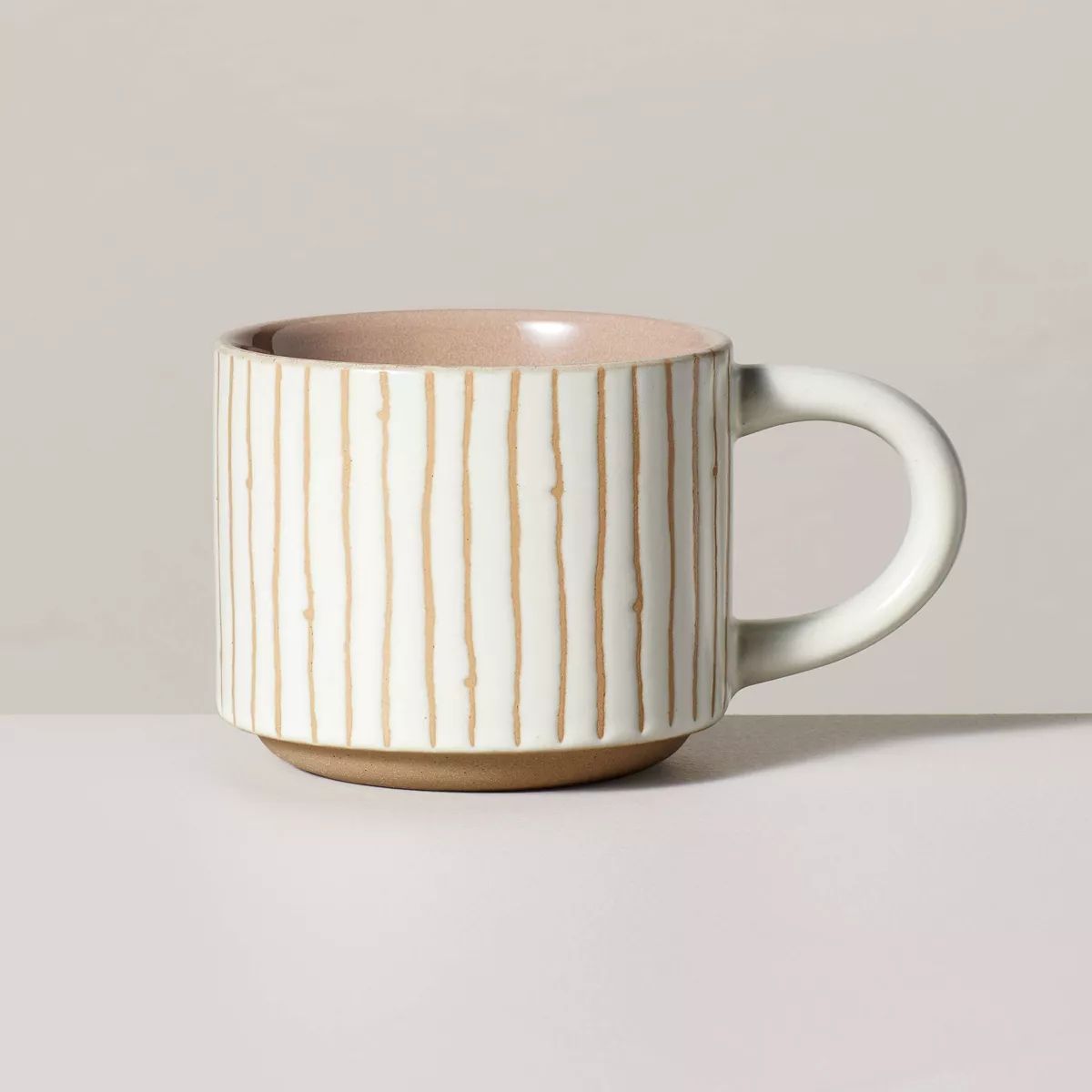 11.5oz Bead Stripe Stoneware Mug - Hearth & Hand™ with Magnolia | Target