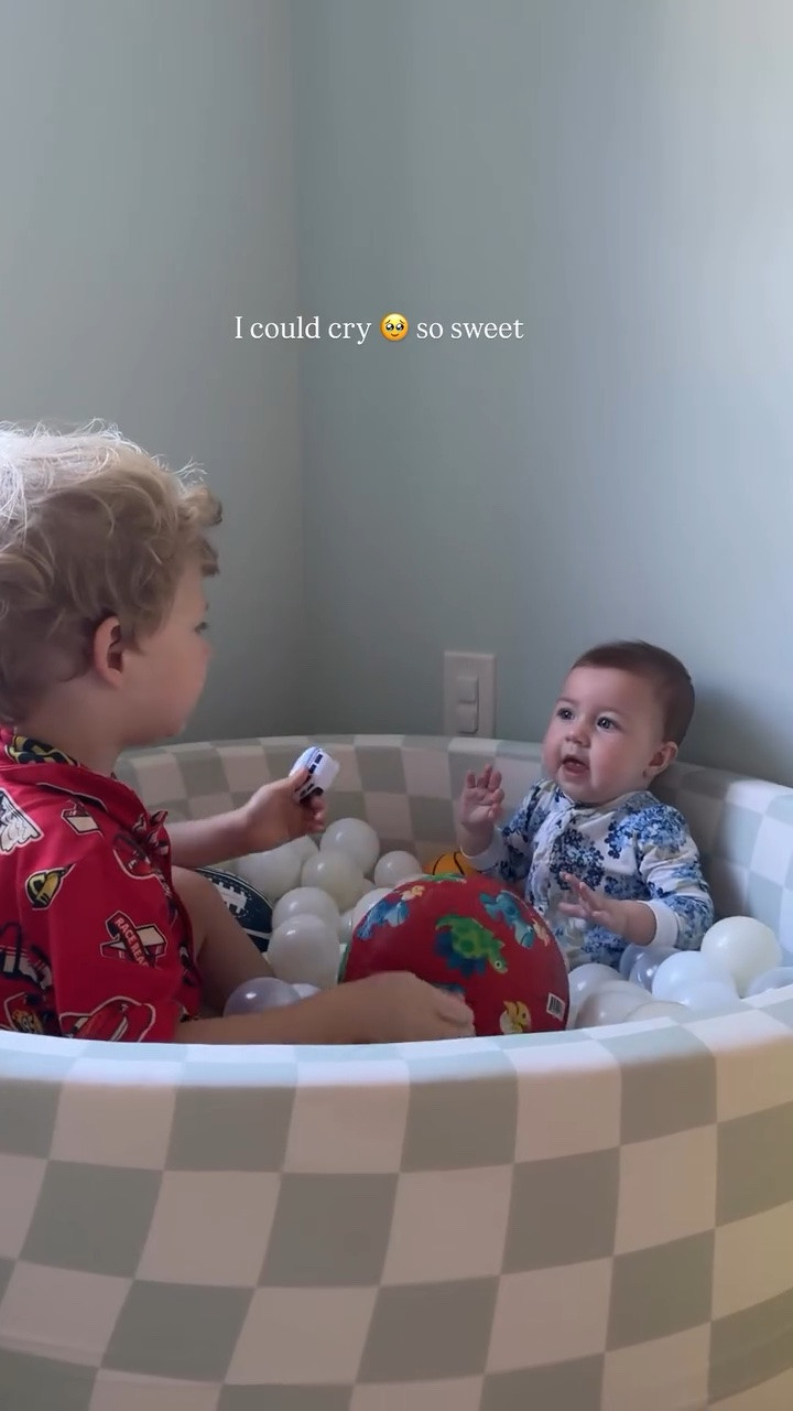 I could cry 🥹 so sweet! Love seeing them play, this ball pit is tons of fun for both ages!

#LTKmomlife #LTKKids #LTKBaby