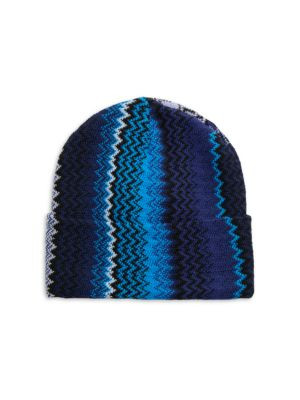 Zig-Zag Tonal Wool-Blend Beanie | Saks Fifth Avenue OFF 5TH
