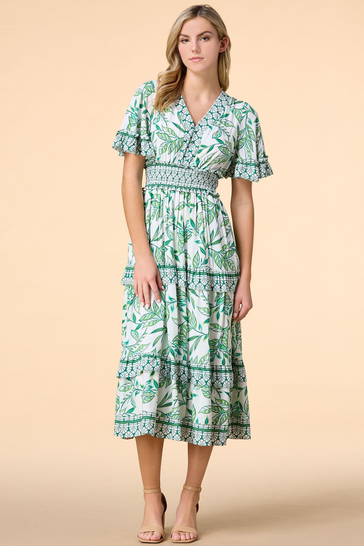 palm reader midi dress | Versona