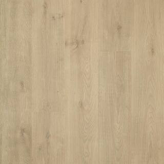 Outlast+ Natural Cascade Oak 12 mm T x 7.4 in. W Waterproof Laminate Wood Flooring (19.6 sqft/cas... | The Home Depot