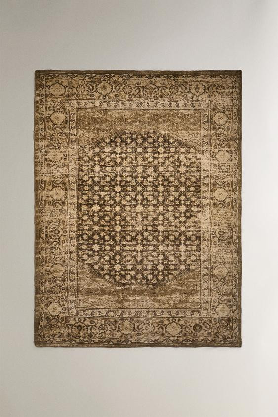 MOSAIC WOOL RUG | Zara US