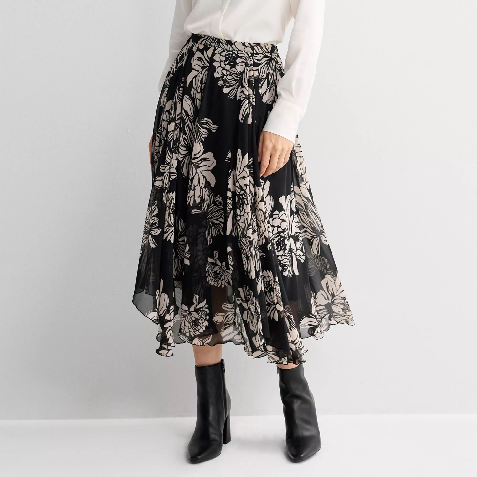 Women's Nine West Handkerchief Godet Skirt, Size: XL, Brown Brown | Kohl's