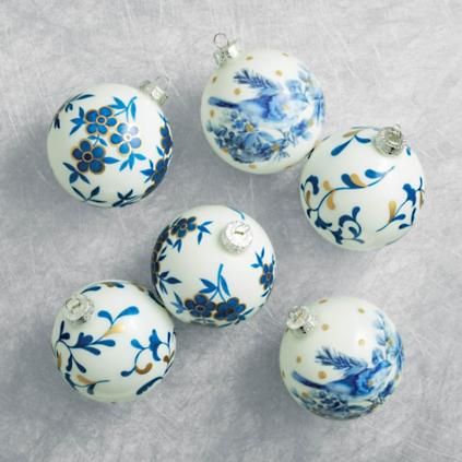 Chinoiserie Ornaments, Set of Six | Frontgate | Frontgate