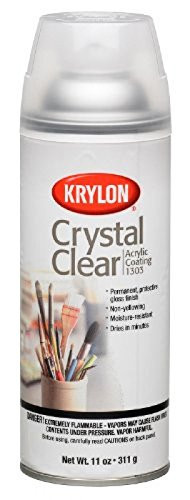 Krylon K01303A07 Crystal Clear Acrylic Coating Aerosol Spray, 6 Ounce, Gloss Small Can, 6 Ounce (Pack of 1) | Amazon (US)