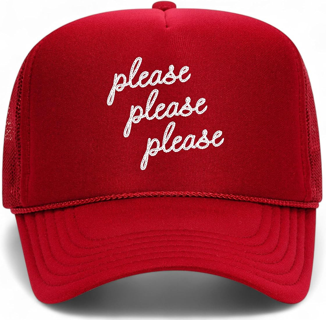 Please Please Please Trucker Hat | Trendy Vintage Cute Graphic Pop Girly | Premium Foam Trucker H... | Amazon (US)