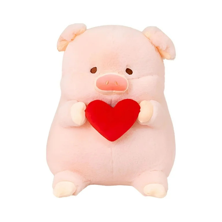 BESTSKY Valentine's Plush Pig With Heart Decor Furry Stuffed Animals Toy Adorable Courting Piggle... | Walmart (US)