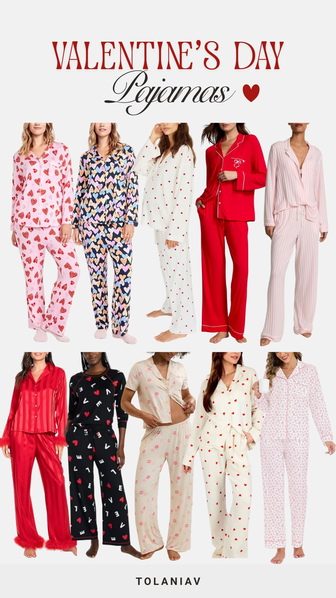 Valentine’s Day pajama sets are comfy, cozy, and easy to wear. With soft fabrics and cute, simple designs, they’re perfect for relaxing at home and enjoying a chill, cozy vibe. 

 #LTKootd #LTKmomlife #LTKBeauty