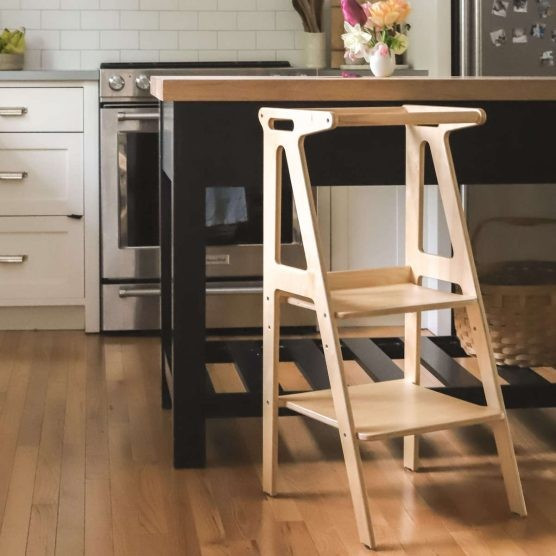 All Circles PlayTower – Wooden Kitchen Tower | The Tot