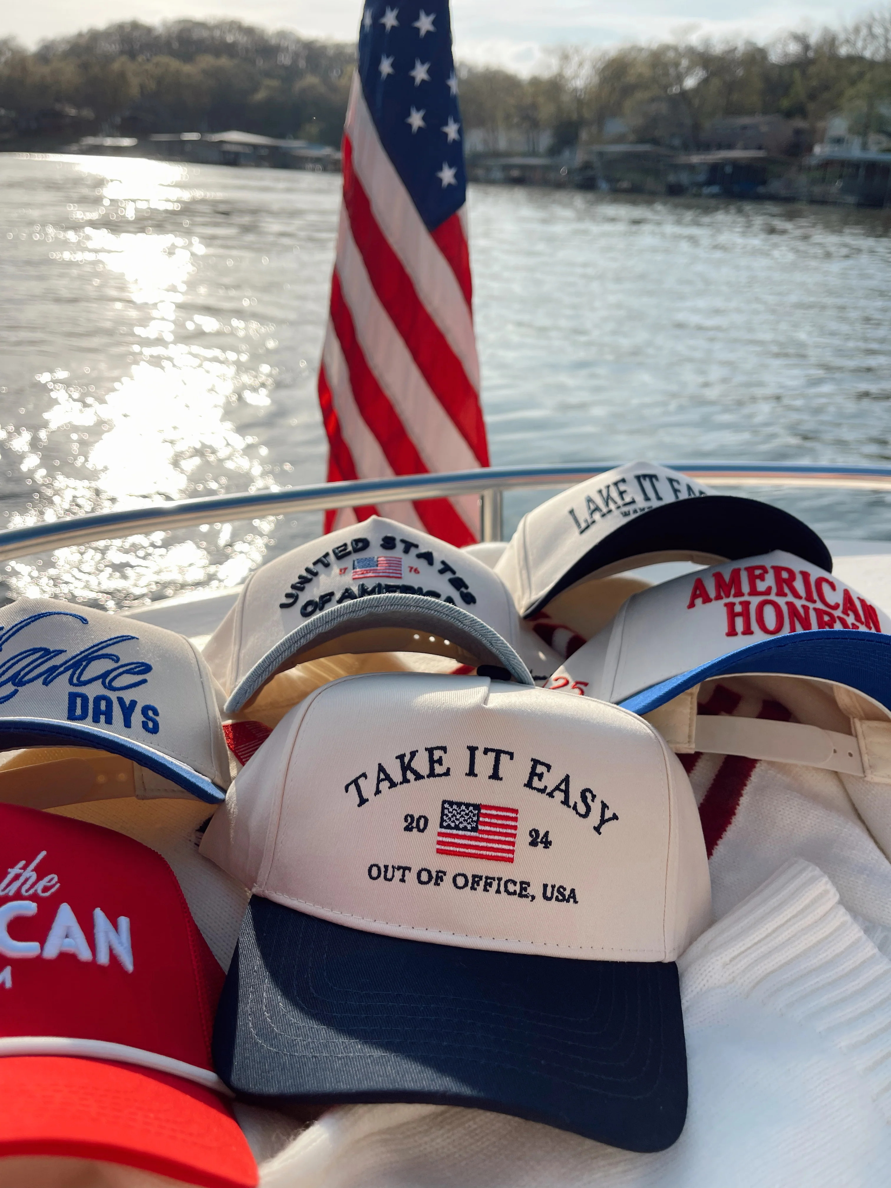 Vintage Trucker Hat | Take it Easy Trucker Hat | KenzKustomz | KenzKustomz