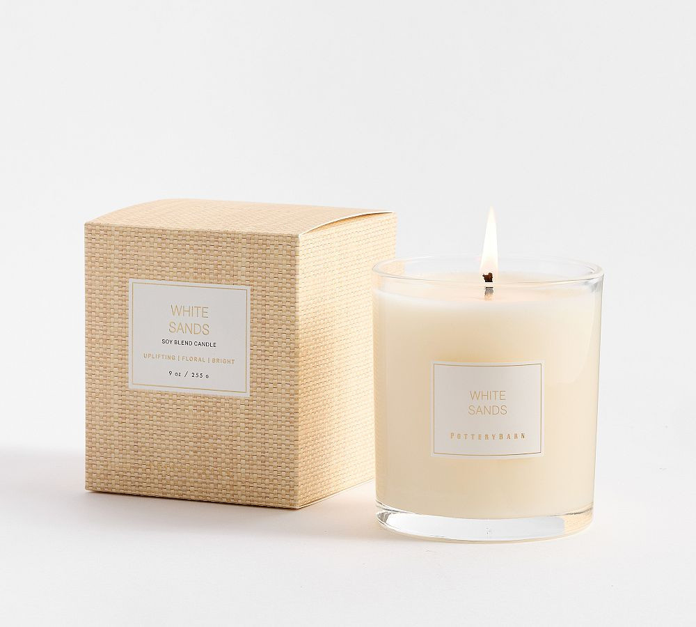 White Sands Homescent: Tan : Small Candle (7Oz/198G) | Pottery Barn (US)