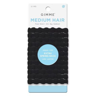 Gimme Beauty Medium Hair Band - 12pk | Target