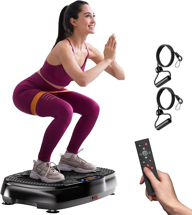 Vibration Plate Exercise Machine: TISSCARE Vibrating Plates for Weight Loss and Lymphatic Drainag... | Amazon (US)