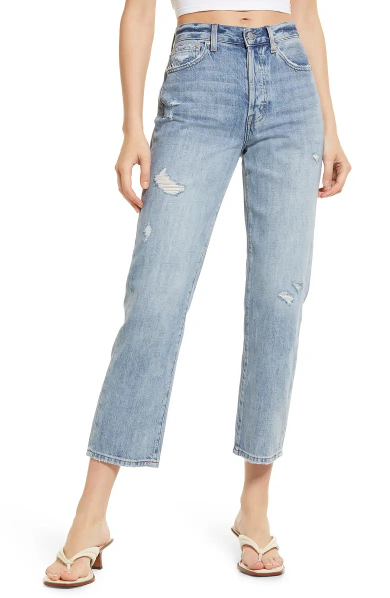 Charlie High Waist Straight Leg Jeans | Nordstrom