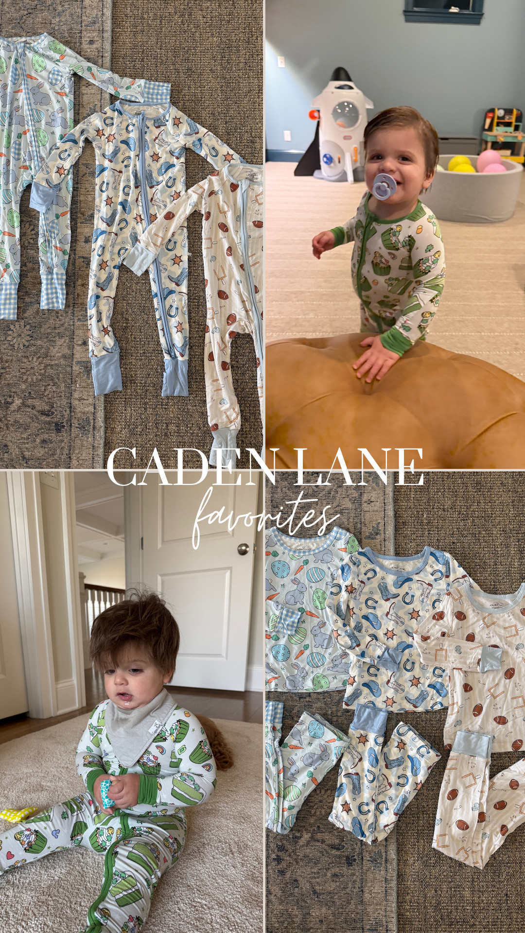 Seasonal zippys at Caden Lane now!

caden lane, caden lane finds, caden lane kids, kids sets, pj sets, easter clothes, easter pjs, st patricks, grace white 

 #LTKSeasonal #LTKBaby #LTKKids