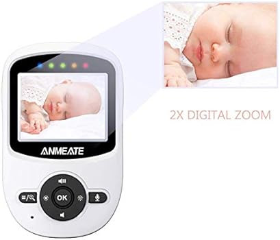 Video Baby Monitor with Digital Camera, ANMEATE Digital 2.4Ghz Wireless Video Monitor with Temper... | Amazon (US)